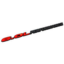 6.0 Insigne de capot de performance Emblème 3D pour Dodge Ram Powerstroke Truck 6.0L
 2