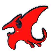 Emblèmes d'aile Pterodactylus antiquus pour hayon Badge en relief 3D
 5