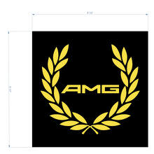 Autocollant logo de couronne de course AMG pour couvrir le distronic pour Mercedes Benz 4matic S63 C63S
 2
