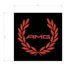 Autocollant logo de couronne de course AMG pour couvrir le distronic pour Mercedes Benz 4matic S63 C63S
 3