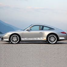Autocollant de bande de course pour panneau latéral pour Porsche Carrera 4S style 3
 2