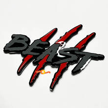 Badge emblème 3D Griffe de Bête Rayée Garde-boue_7