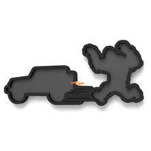 Emblème d'aile Jeep Yeti Sasquatch 3D
 5