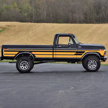 Décalque vinyle rétro vintage latéral adapté à Ford F-150 Ranger Lariat de 1978
 2