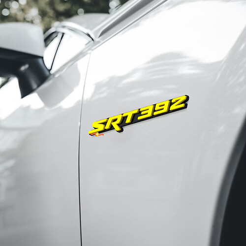 2x Insigne d'aile SRT 392 Badge 3D HEMI
 1