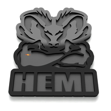 Emblème d'aile Hemi Ram Muscle 3D
 4
