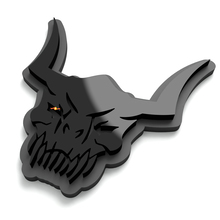 Insigne de garde-boue de hayon Skull Monster 3D
 2