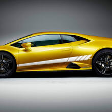 Autocollants Décoratifs en Vinyle de Course Bandes Latérales 3 pour Lamborghini Huracan Evo 2