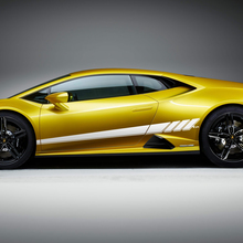 Autocollant en vinyle pour bandes latérales Racing Graphics pour Lamborghini Huracan Evo 3
 2