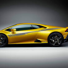 Autocollants Décoratifs Bandes Latérales Vinyle Course 2 pour Lamborghini Huracan Evo 2