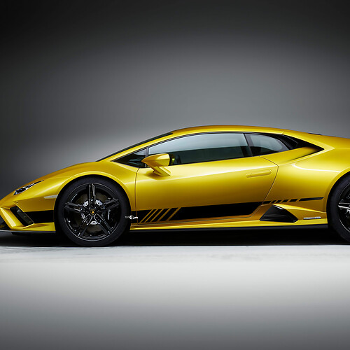 Rayures latérales Autocollant en vinyle pour Lamborghini Huracan Evo 5