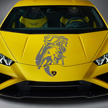 Autocollant en vinyle pour capot avec graphiques de course pour Lamborghini Huracan Evo
 2