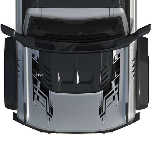 Capot Bronco Raptor Wrap Graphics Autocollant Sticker pour Ford Bronco