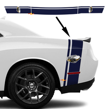 Kit de décalcomanies bande capot nid d’abeille style Rumble Bee pour Dodge Challenger_3