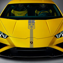 Autocollant en vinyle pour bande de capot pour Lamborghini Huracan Evo
 2