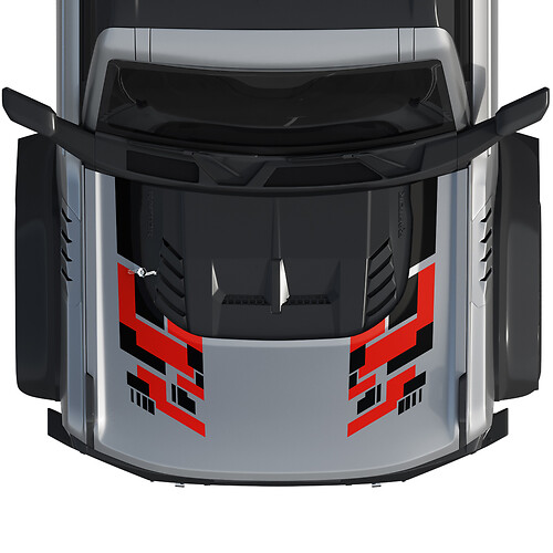 Capot Bronco Raptor Wrap Graphics Autocollant Sticker pour Ford Bronco