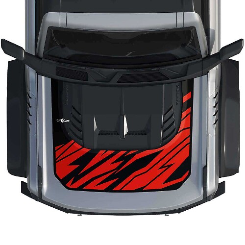 Autocollant de film décoratif pour capot de Bronco