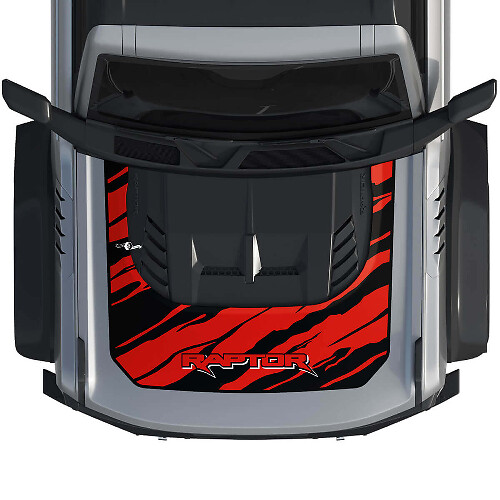 Capot Bronco Raptor Wrap Graphique Autocollant pour Ford Bronco 2 couleurs 3
