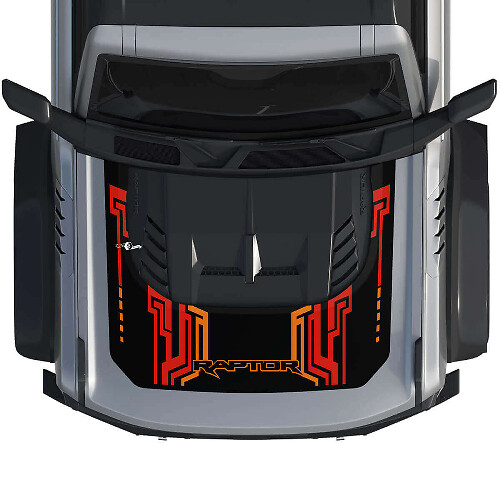 Autocollant graphique de capot 4 pour Ford Bronco Raptor
