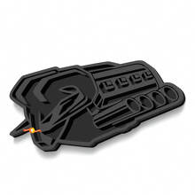 Emblème 3D de garde-boue Moteur Hemi pour Dodge Ram 1500 TRX_2