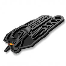 Emblème 3D de garde-boue Moteur Hemi pour Dodge Ram 1500 TRX_3