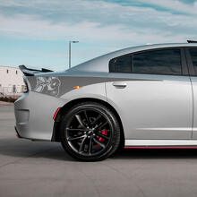 Autocollant en vinyle pour bande latérale arrière de quart de Dodge Charger Scat Pack
 2