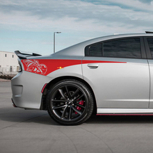 Décalcomanie en vinyle pour bande latérale arrière Iron Bee Scat Pack pour Dodge Charger
 3