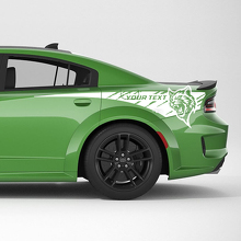 Kit d'autocollants en vinyle personnalisés pour bas de caisse arrière Hellcat pour Dodge Charger_2