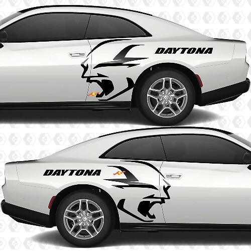 Autocollants en vinyle Banshee Daytona Stickers Graphiques pour Dodge Charger Daytona
