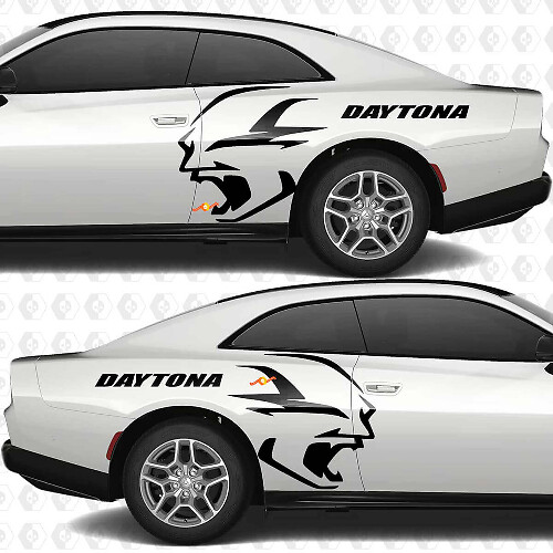Autocollants en vinyle Banshee Daytona Stickers Graphiques pour Dodge Charger Daytona
