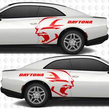 Autocollants en vinyle Banshee Daytona Stickers Graphiques pour Dodge Charger Daytona
 3