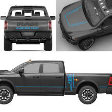 Kit complet de lettrage personnalisé en vinyle pour Dodge Ram Power Wagon_3