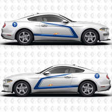 Kit d'autocollants en vinyle de numéros et bandes latérales pour muscle car Musclecarmodel_2