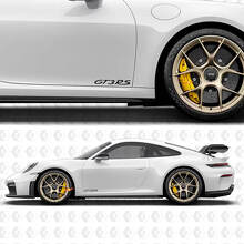 Autocollant Décalcomanie Emblème GT3RS GT3 RS pour l'arrière et les côtés de la Porsche 911 GT3 RS
 2