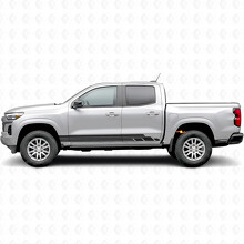 Bandes Vinyle Superposées pour Portières et Bas de Caisse pour Chevrolet Colorado 3e Gén 2023-2026_2