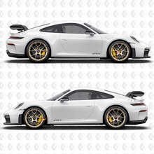 Autocollant Décalcomanie Emblème GT3RS GT3 RS 2 pour l'arrière et les côtés de Porsche 911 GT3 RS 2