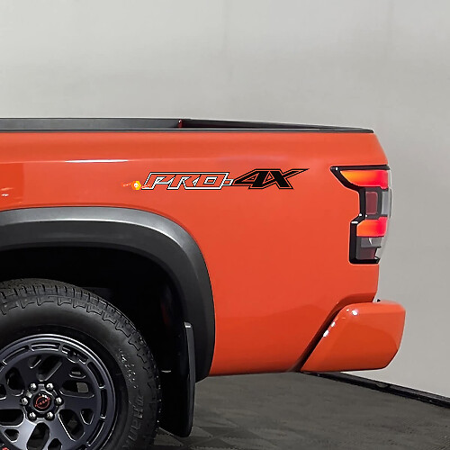 Autocollants vinyle PRO-4X Off-Road pour parois de caisse, paire pour Nissan Frontier et Titan