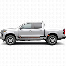 Bandes Vinyle Parallèles pour Portières et Bas de Caisse pour Chevrolet Colorado 3e Gén 2023-2026_2