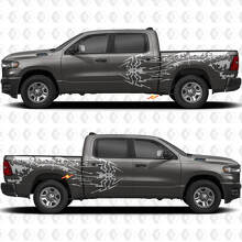 Kit de décalcomanies latérales en vinyle Araignée et éclaboussures pour Dodge Ram 1500_2