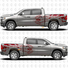 Kit de décalcomanies latérales en vinyle Araignée et éclaboussures pour Dodge Ram 1500_3