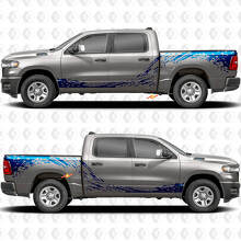 Kit d'autocollants vinyle de graphiques éclaboussures de boue pour flancs de Dodge RAM 1500_3