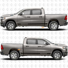 Autocollants Décalcomanies Graphiques Personnalisés Bandes Latérales de Bas de Caisse Performance pour Portes pour Dodge RAM 1500 3 pièces 2