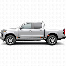 Bandes en vinyle Racing Line pour porte et bas de caisse pour Chevrolet Colorado 3e génération 2023-2026_2