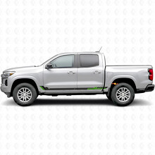 Bandes en vinyle Racing Line pour porte et bas de caisse pour Chevrolet Colorado 3e génération 2023-2026_4