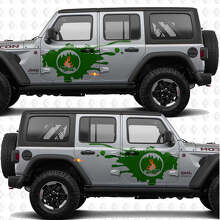 Kit d'autocollants en vinyle pour porte latérale de Jeep Wrangler Campfire_2