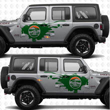 Autocollant Vinyle Mountains Nature Overland Side pour Jeep Wrangler_3