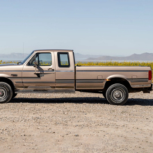 Kit d'autocollants bandes rétro à liseré - Jeu d'autocollants en vinyle pour côtés de caisse, graphiques latéraux pour Ford F250 1992 Super Cab 2