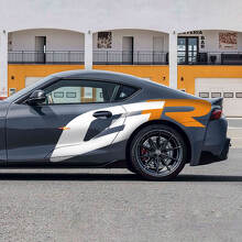 Rear Doors Side GR Supra supercar Racing Graphics Decals Stickers for Toyota Supra MK V A90 A91 2