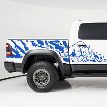 Kit de décalcomanies en vinyle Rhino Splash Side pour caisse Dodge RAM 1500 RHO_5
