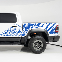 Rhino Splash Side Bedside Stickers Decals Graphics for Dodge RAM 1500 RHO 6